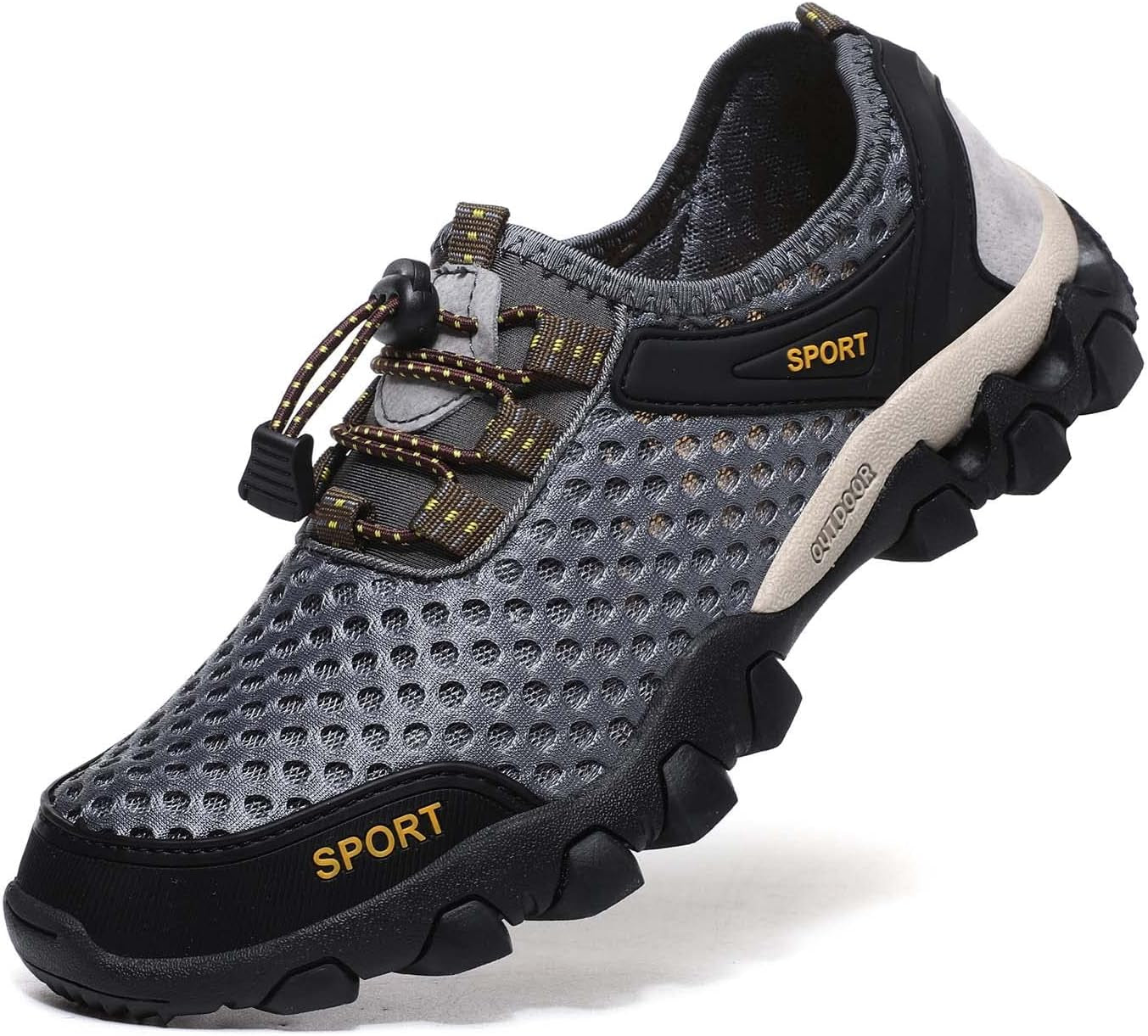 Water Shoes Men Water Sport Sneakers Quick Drying Aqua Shoes Non Slip Hiking Diving Shoes for Beach Swim Surf